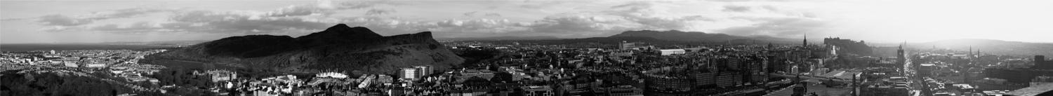 View South from the Nelson Monument on Calton Hill, Edinburgh